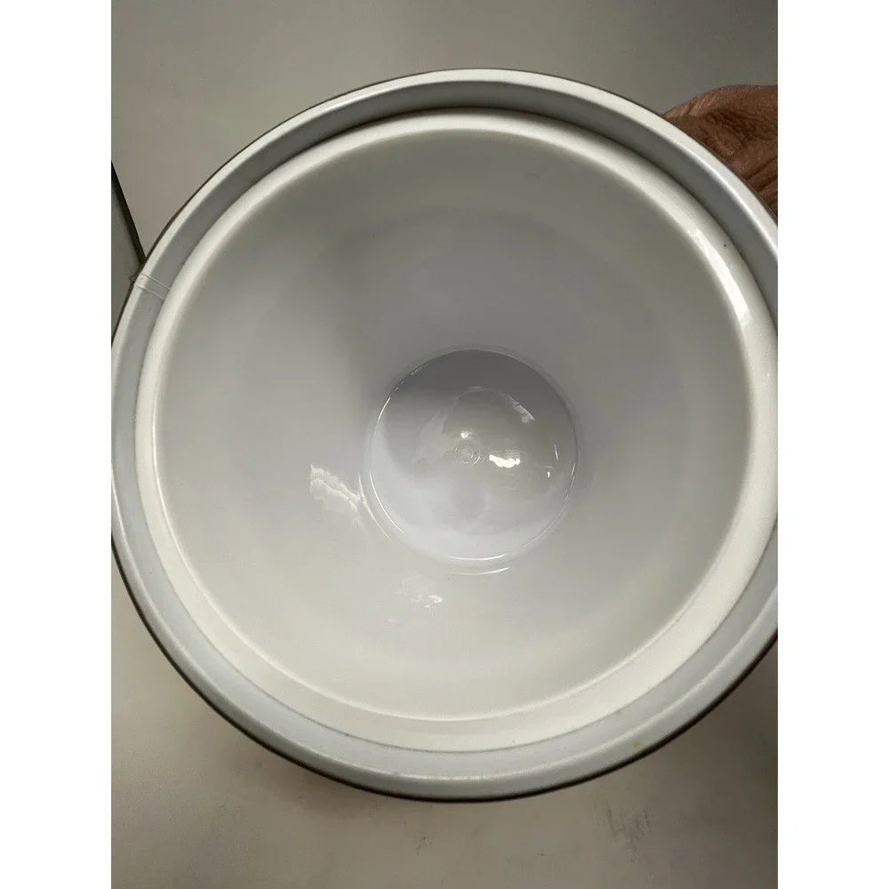 VTG Gold and Silver Ice Bucket Acrylic Lid‎ Made in Taiwan
